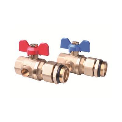 Будкрам купити Кран кульовий Danfoss FHF-BV для підключення колектора (088U0822)