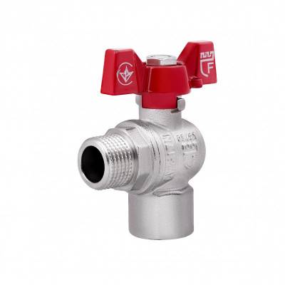 Будкрам купити Кран кульовий SD Forte 1/2" ВН для води кутовий (метелик) SF267W15