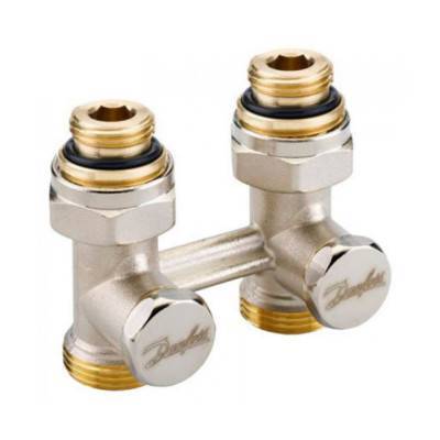 Будкрам купить Кран радиаторный Danfoss RLV-KS 1/2"х3/4" прямой (003L0220)