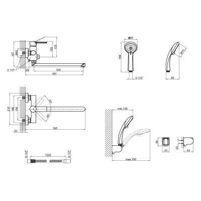 Будкрам купить Смеситель для ванны Qtap Form CRM 005 Смеситель для ванны Qtap Form CRM 005 4