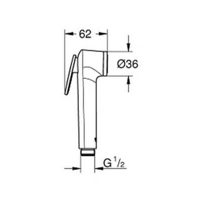Будкрам купить Лейка для гигиенического душа Grohe Tempesta-F Trigger Spray 30 2751200 Лейка для гигиенического душа Grohe Tempesta-F Trigger Spray 30 2751200 4