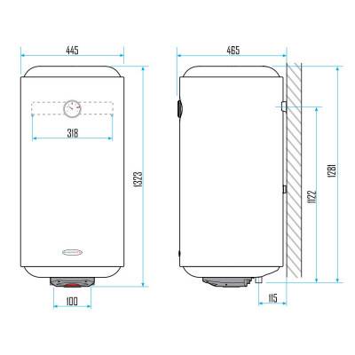 Будкрам купить Водонагреватель Aquahot 150 л, мокрый ТЭН 1,5 кВт (142612020105041) Водонагреватель Aquahot 150 л, мокрый ТЭН 1,5 кВт (142612020105041) 4