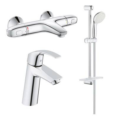 Будкрам купити Набір змішувачів Grohe Grohtherm 1000+ Eurosmart 34101TM