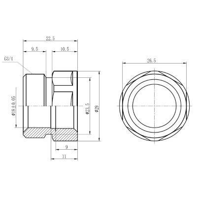 Будкрам купити Муфта обжимна SD Forte 20х1/2" В SF171W2015 Муфта обжимна SD Forte 20х1/2" В SF171W2015 4