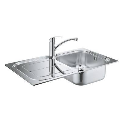 Будкрам купити Набір Grohe мийка кухонна K300 31565SD0 + змішувач Eurosmart 33281002