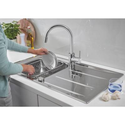 Будкрам купити Набір Grohe мийка кухонна K400 31570SD0 + змішувач Concetto 32663001 Набір Grohe мийка кухонна K400 31570SD0 + змішувач Concetto 32663001 8