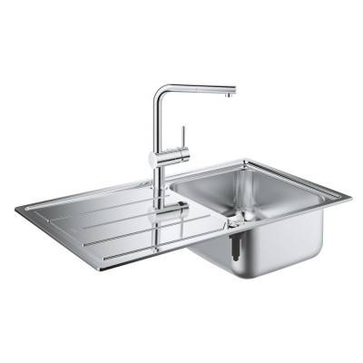 Будкрам купити Набір Grohe мийка кухонна K500 31573SD0 + змішувач Minta 32168000 Набір Grohe мийка кухонна K500 31573SD0 + змішувач Minta 32168000 1_small
