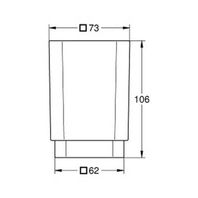 Будкрам купити Склянка Grohe Selection Cube 40783000 Склянка Grohe Selection Cube 40783000 4