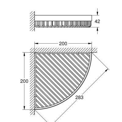 Будкрам купить Полка Grohe Selection Cube 40809000 Полка Grohe Selection Cube 40809000 4
