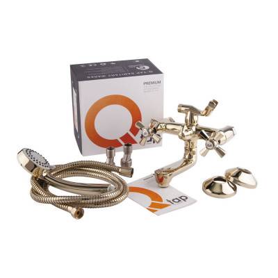 Будкрам купить Смеситель для ванны Qtap Liberty ORO 140-2 Смеситель для ванны Qtap Liberty ORO 140-2 6