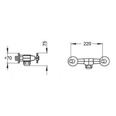 Будкрам купить Смеситель для душа Qtap Liberty ORO 363 Смеситель для душа Qtap Liberty ORO 363 4
