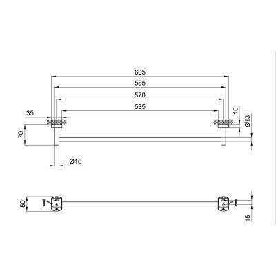 Будкрам купить Полотенцедержатель Qtap Liberty ANT 1124 Полотенцедержатель Qtap Liberty ANT 1124 4