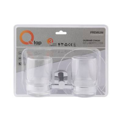 Будкрам купити Склянка подвійна Qtap Liberty CRM 1155 Склянка подвійна Qtap Liberty CRM 1155 7