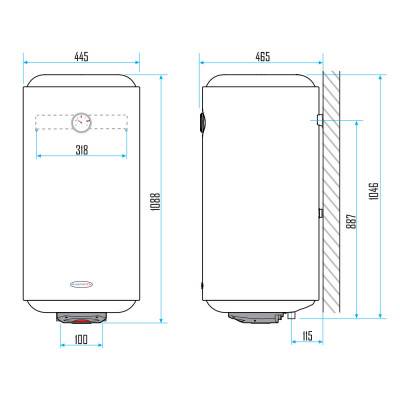 Будкрам купить Водонагреватель Aquahot 120 л, сухой ТЭН 1,5 кВт (142613180105041) Водонагреватель Aquahot 120 л, сухой ТЭН 1,5 кВт (142613180105041) 4