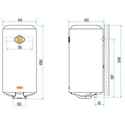 Будкрам купить Водонагреватель "Aquahot Superaquahot" 120 л, сухой ТЭН 1,5 кВт (142713180105041) Водонагреватель "Aquahot Superaquahot" 120 л, сухой ТЭН 1,5 кВт (142713180105041) 4