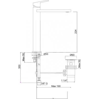 Будкрам купить Смеситель для раковины Bianchi City LVBCTY2022UACRM Смеситель для раковины Bianchi City LVBCTY2022UACRM 4