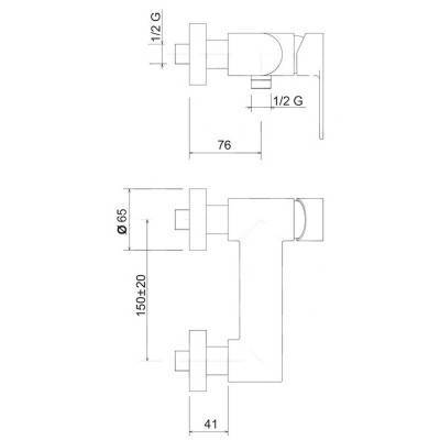 Будкрам купить Смеситель для душа Bianchi Freedom ESDFRE2005046SKCRM Смеситель для душа Bianchi Freedom ESDFRE2005046SKCRM 4