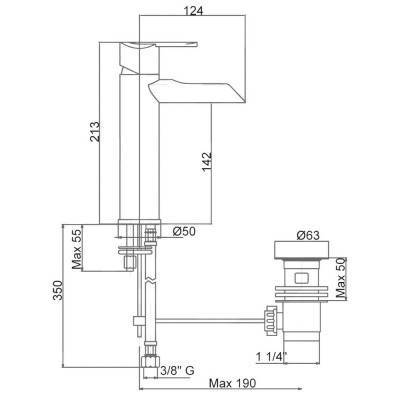 Будкрам купить Смеситель для раковины Bianchi Heaven LVBHEV2018IACRM Смеситель для раковины Bianchi Heaven LVBHEV2018IACRM 4