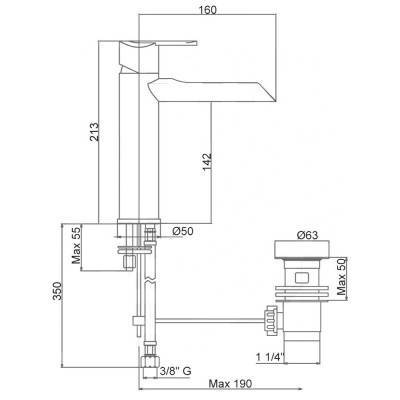 Будкрам купить Смеситель для раковины Bianchi Heaven LVBHEV2019IACRM Смеситель для раковины Bianchi Heaven LVBHEV2019IACRM 4