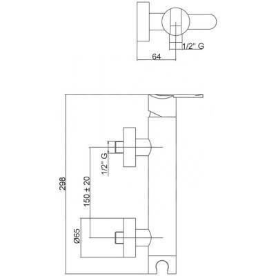 Будкрам купить Смеситель для душа Bianchi Heaven ESDHEV2005SKCRM Смеситель для душа Bianchi Heaven ESDHEV2005SKCRM 4