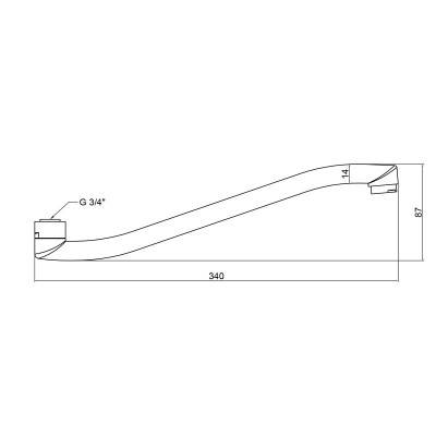 Будкрам купити Виливання для ванни Lidz (CRM) 54 02 350 01 350 мм Виливання для ванни Lidz (CRM) 54 02 350 01 350 мм 3