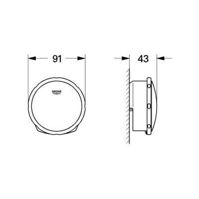 Будкрам купити Слив-перелив для ванни Grohe Talentofill 19952000 Слив-перелив для ванни Grohe Talentofill 19952000 4