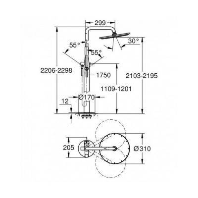 Будкрам купить Душевая система Grohe Essence 23741001 Душевая система Grohe Essence 23741001 4