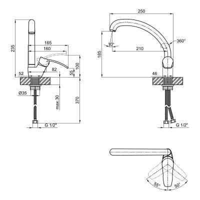 Будкрам купить Смеситель для кухни Lidz (COL) 40 87 008F-3 Смеситель для кухни Lidz (COL) 40 87 008F-3 4