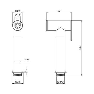 Будкрам купить Лейка для гигиенического душа Lidz (CRM) 51 09 000 00 Лейка для гигиенического душа Lidz (CRM) 51 09 000 00 4