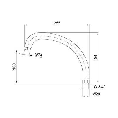 Будкрам купити Вилив для кухні Lidz 54 01 273 00 Вилив для кухні Lidz 54 01 273 00 4