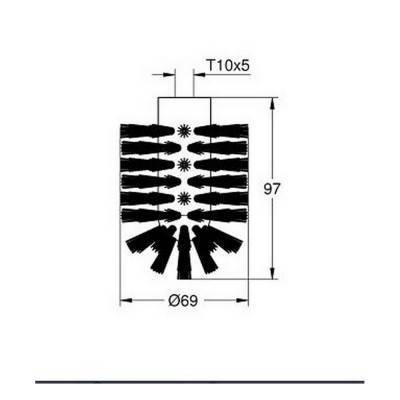Будкрам купить Щетка для туалетного ершика Grohe Essentials 40791001 Щетка для туалетного ершика Grohe Essentials 40791001 4