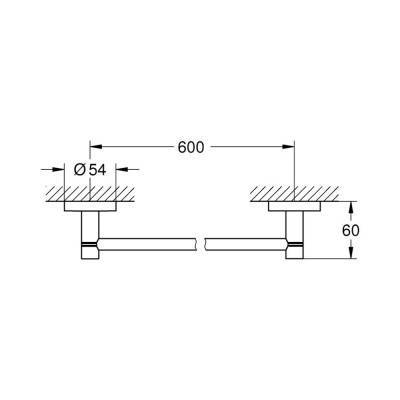 Будкрам купить Набор аксессуаров Grohe Essentials 40823001 Набор аксессуаров Grohe Essentials 40823001 6