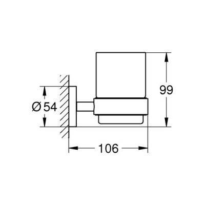 Будкрам купити Склянка Grohe Essentials 40447001 Склянка Grohe Essentials 40447001 4