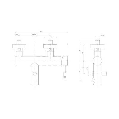 Будкрам купить Смеситель для ванны Bianchi Mody VSCMDY200400CRM Смеситель для ванны Bianchi Mody VSCMDY200400CRM 4