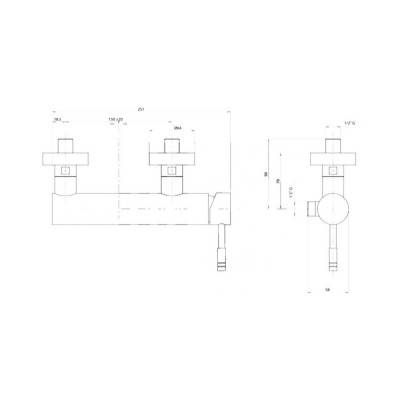 Будкрам купить Смеситель для душа Bianchi Mody ESDMDY200500CRM Смеситель для душа Bianchi Mody ESDMDY200500CRM 4