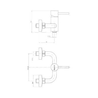 Будкрам купить Смеситель для душа Bianchi Mini ESDMIN200500CRM Смеситель для душа Bianchi Mini ESDMIN200500CRM 4