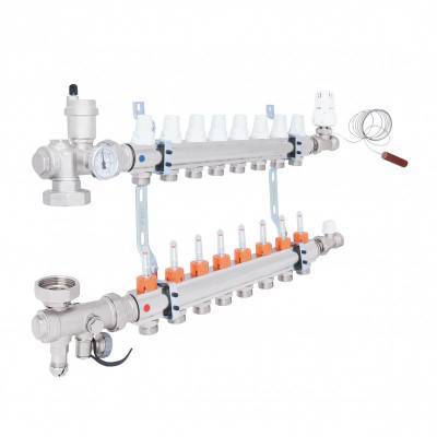 Будкрам купити Колекторна група Icma 3/4" 8 виходів, з витратоміром №A3K013