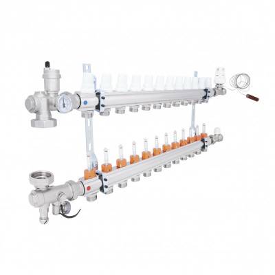 Будкрам купити Колекторна група Icma 3/4" 12 виходів, з витратоміром №A3K013