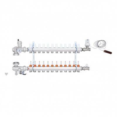 Будкрам купити Колекторна група Icma 3/4" 12 виходів, з витратоміром №A3K013 Колекторна група Icma 3/4" 12 виходів, з витратоміром №A3K013 5