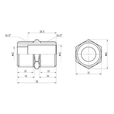 Будкрам купити Ніпель подовжений SD Forte 1/2" SF35815L Ніпель подовжений SD Forte 1/2" SF35815L 4