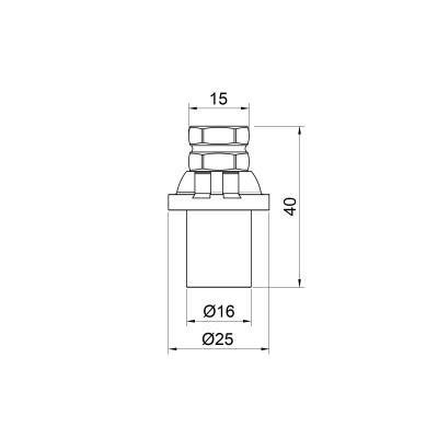 Будкрам купити Заглушка прес Icma 16х2 №417 Заглушка прес Icma 16х2 №417 3