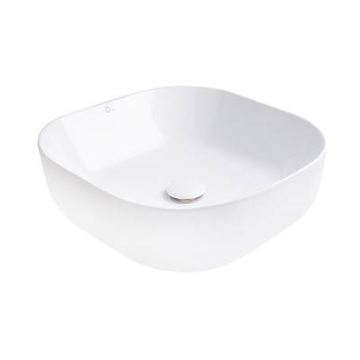 Будкрам купить Раковина-чаша Qtap Kolibri 430х430х150 White с донным клапаном QT1011K396W Раковина-чаша Qtap Kolibri 430х430х150 White с донным клапаном QT1011K396W 5