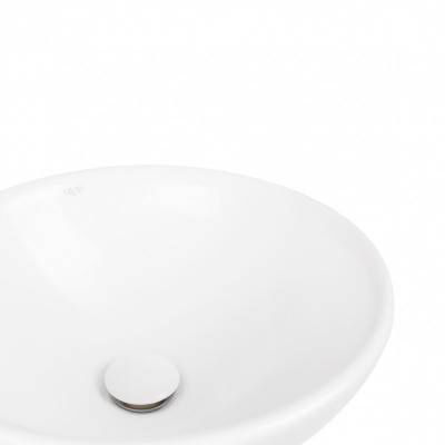 Будкрам купити Раковина-чаша Qtap Owl 400х400х155 White з донним клапаном QT1911K53W Раковина-чаша Qtap Owl 400х400х155 White з донним клапаном QT1911K53W 6