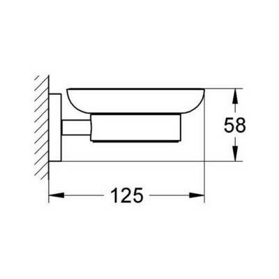 Будкрам купить Мыльница Grohe Essentials 40444001 Мыльница Grohe Essentials 40444001 4