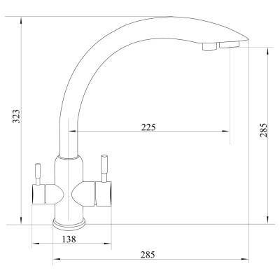 Будкрам купить Смеситель для кухни с фильтром Imperial 31-013-11 Смеситель для кухни с фильтром Imperial 31-013-11 4