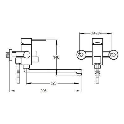 Будкрам купить Смеситель для ванны Imperial 31-005N-00 Смеситель для ванны Imperial 31-005N-00 4