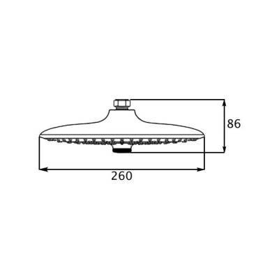 Будкрам купить Лейка для верхнего душа Grohe Euphoria 260 26455000 Лейка для верхнего душа Grohe Euphoria 260 26455000 4