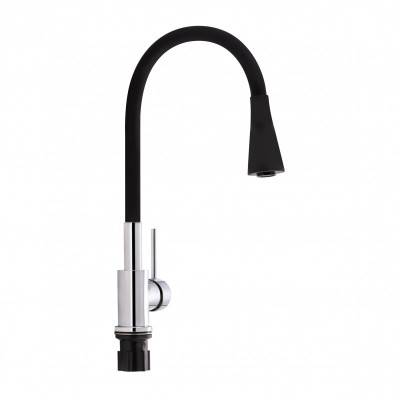 Будкрам купити Змішувач для кухні Qtap Spring CRB 007F-1 з рефлекторним виливом