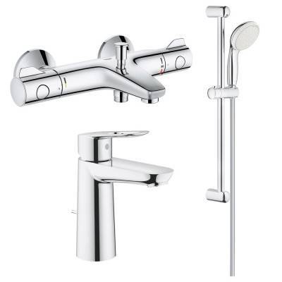Будкрам купити Набір змішувачів Grohe Grohtherm 800+ BauLoop 34550TM