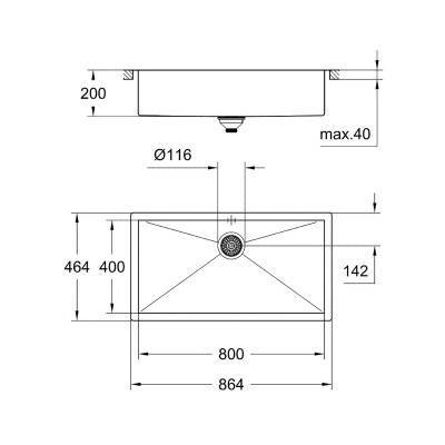 Будкрам купити Кухонна мийка Grohe Sink K700 31580SD0 Кухонна мийка Grohe Sink K700 31580SD0 4